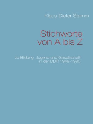 cover image of Stichworte von a bis Z